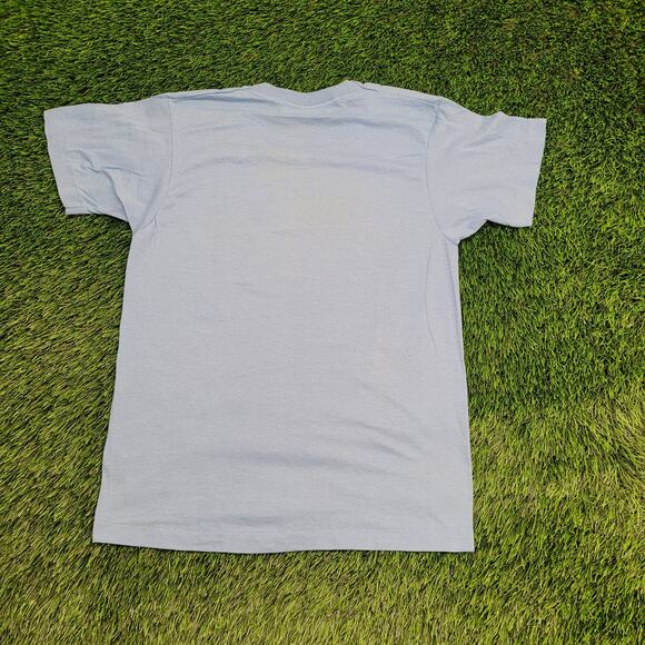 Vintage 80s Screen-Stars Shirt S/M 17x24 Cropped Logo USA - Picture 2 of 13